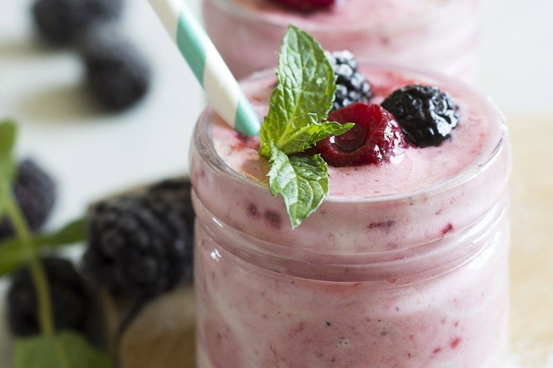 Low Carb Keto Protein Shake (Triple Berry!) - Wholesome Yum