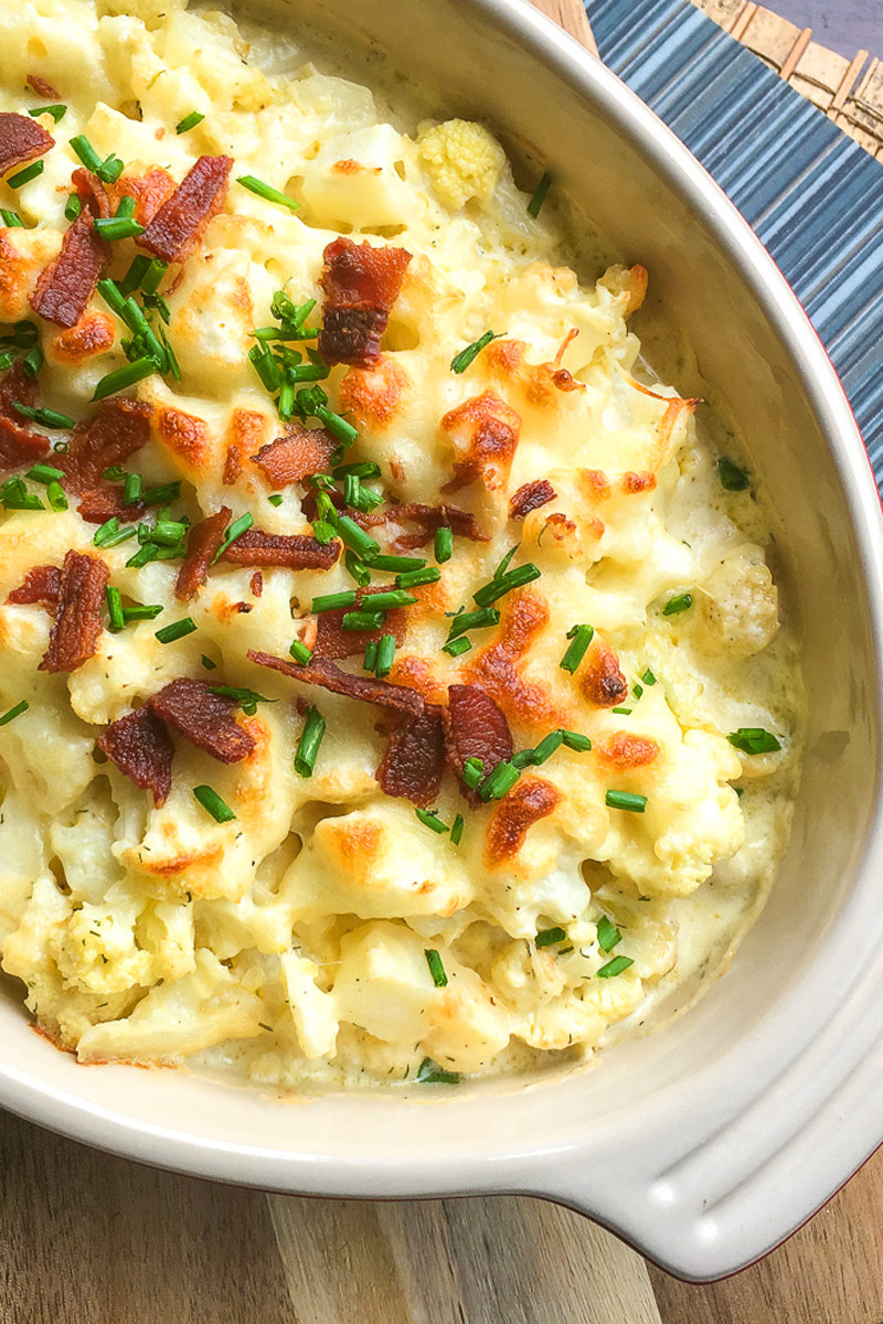 Loaded Cauliflower Casserole Delightfully Low Carb 5513