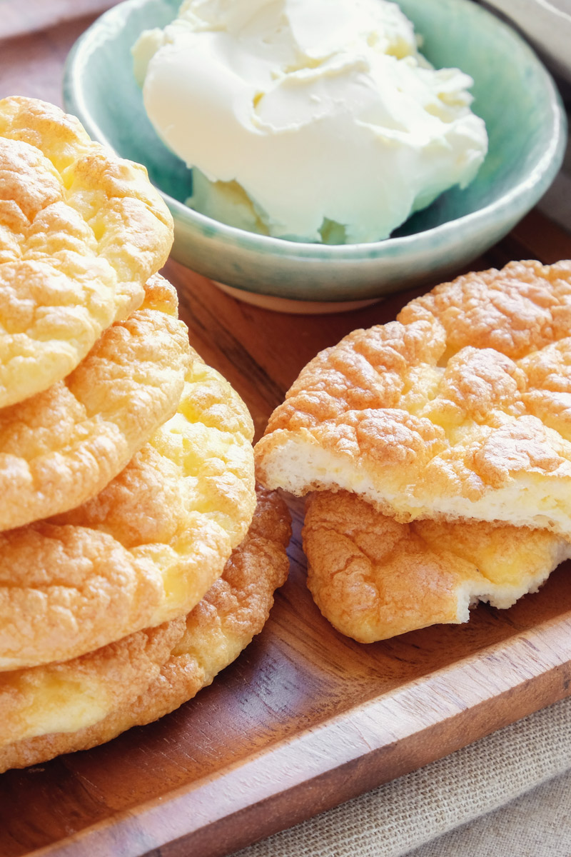 Incredibly Easy Keto Cloud Bread - Delightfully Low Carb