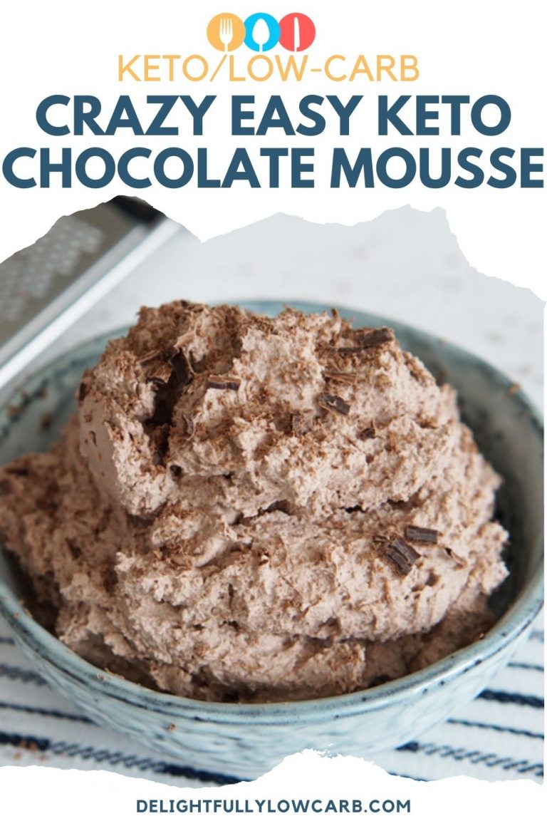 Crazy Easy Keto Chocolate Mousse - Delightfully Low Carb