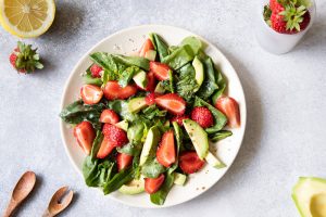 Strawberry Spinach Salad
