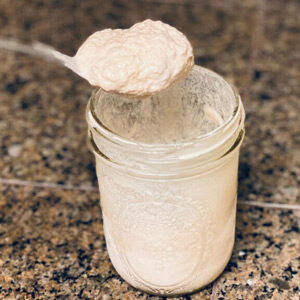 Mason jar coffee ice cream