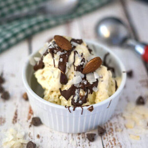 Almond joy ice cream