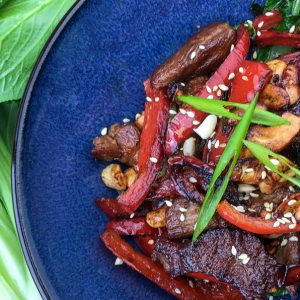 Cashew Pork Stir Fry - Delightfully Low Carb