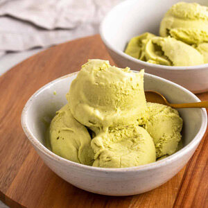 Matcha green tea ice cream
