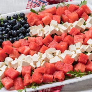 4th of July fruit platter