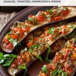 Easy Keto Stuffed Eggplant