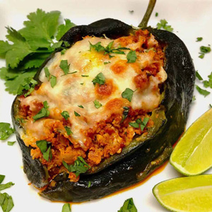 stuffed Poblano Peppers