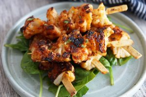 Grilled Cauliflower Skewers