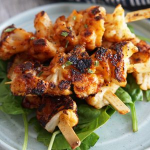 Grilled Cauliflower Skewers