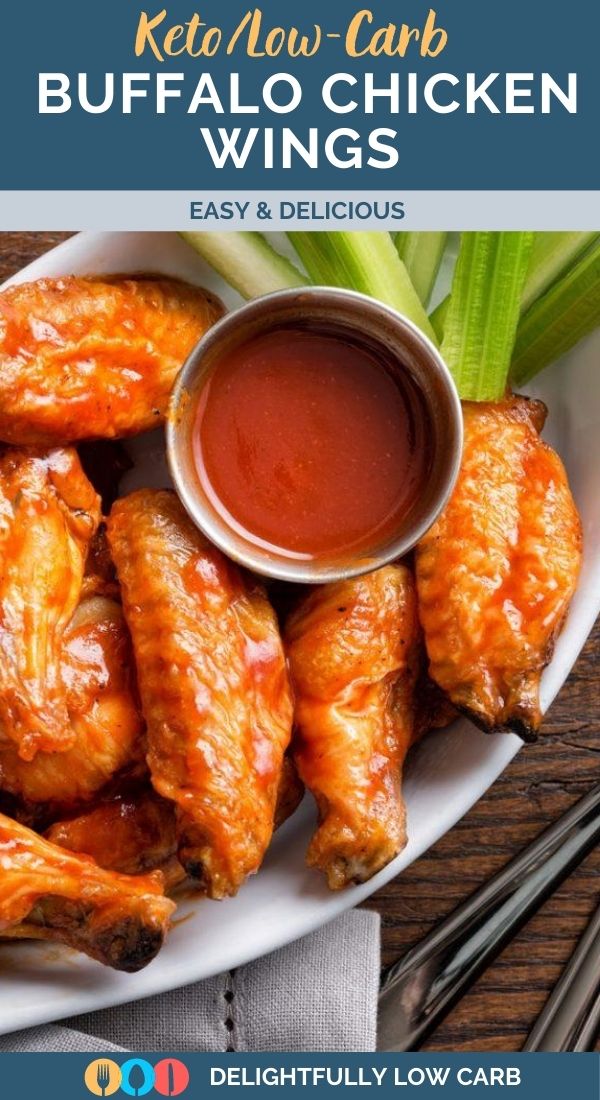 The Best Keto Buffalo Chicken Wings - Delightfully Low Carb