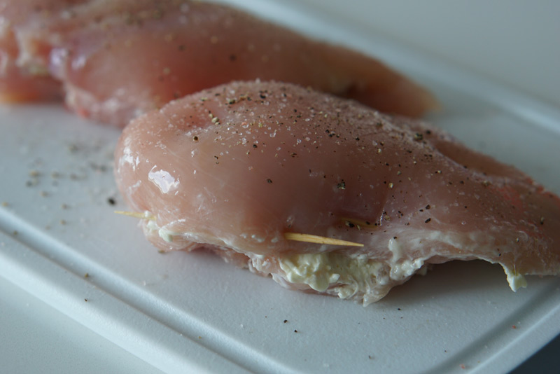 Bacon-Wrapped Jalapeno Popper Stuffed Chicken