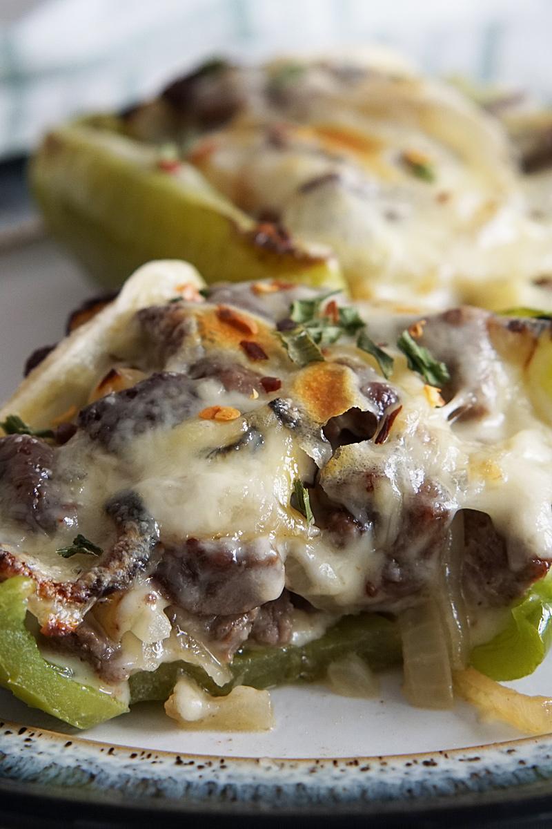 Keto Philly Cheesesteak Stuffed Peppers Delightfully Low Carb