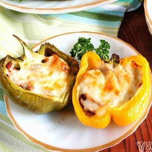 Pulled Pork Stuffed Peppers