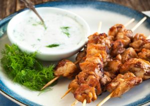 Mediterranean Grilled Chicken Skewers