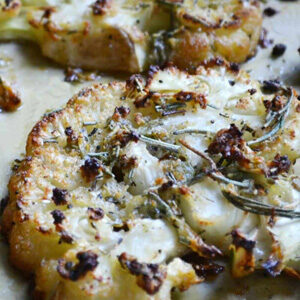 Roasted cauliflower