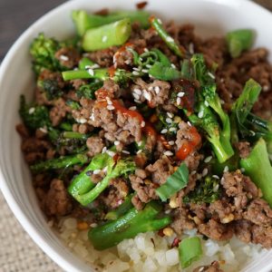 Low Carb Ground Beef & Broccoli
