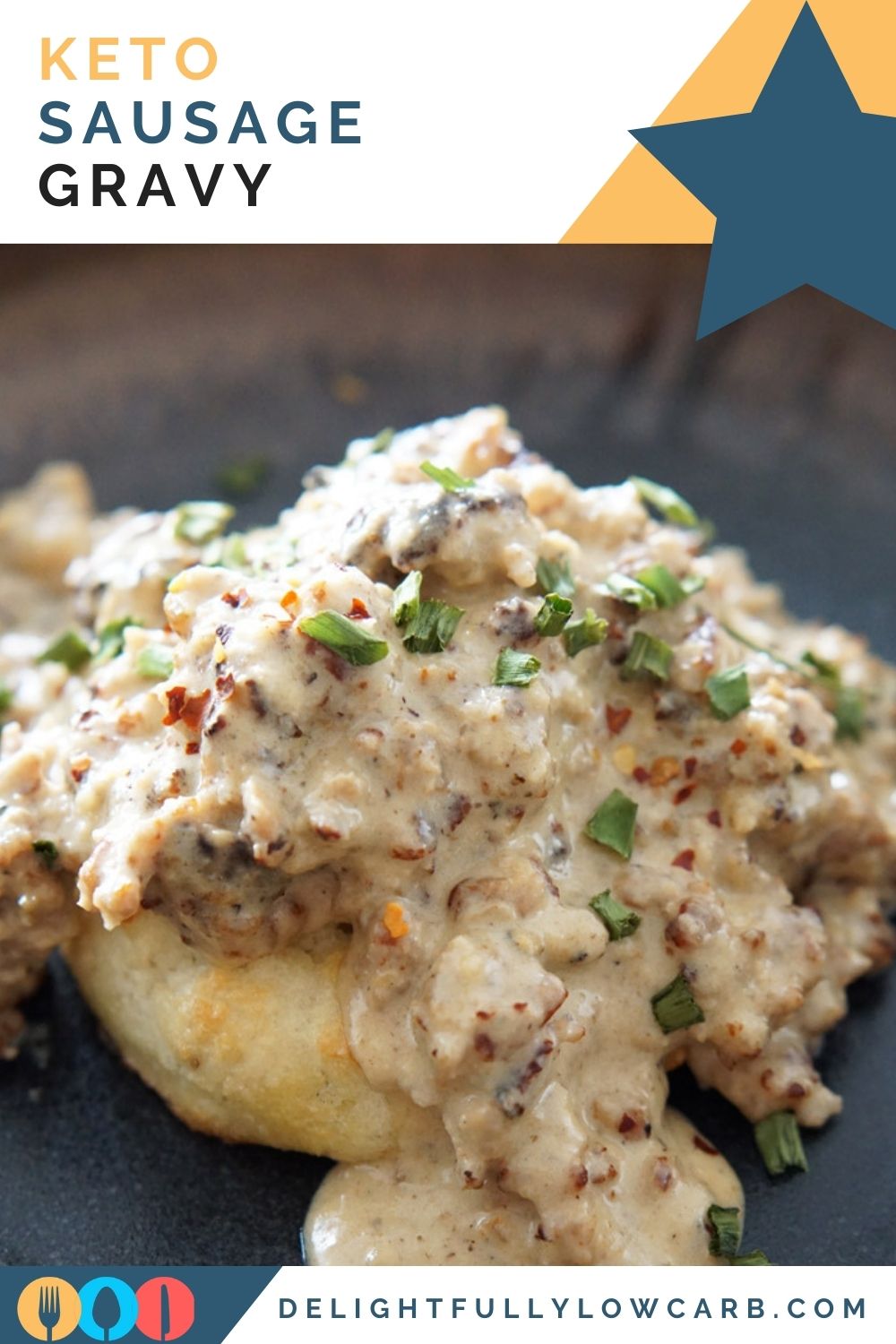 Easy Keto Sausage Gravy Delightfully Low Carb