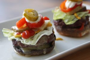 Hamburger Stuffed Mushrooms