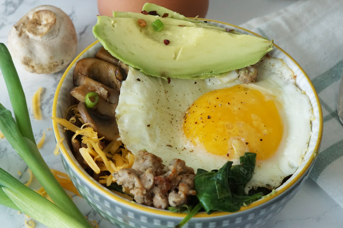 Sausage Egg Breakfast Bowl Delightfully Low Carb Sausage Egg Breakfast Bowl Delightfully Low Carb