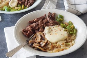 Philly Cheesesteak Bowls