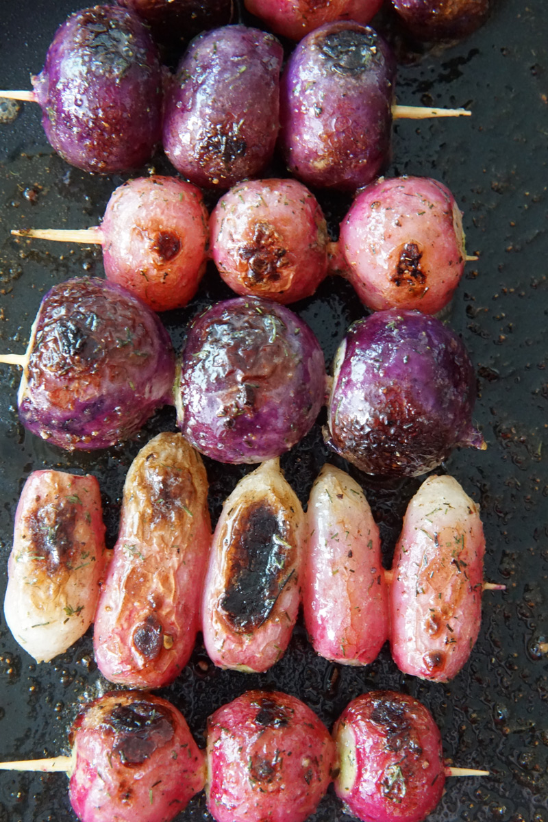 Grilled Radishes