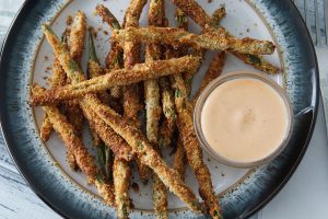 Green Bean Fries with Dipping Sauce