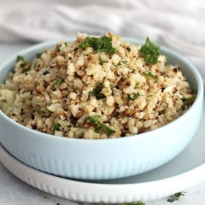 Raosted Cauliflower Rice