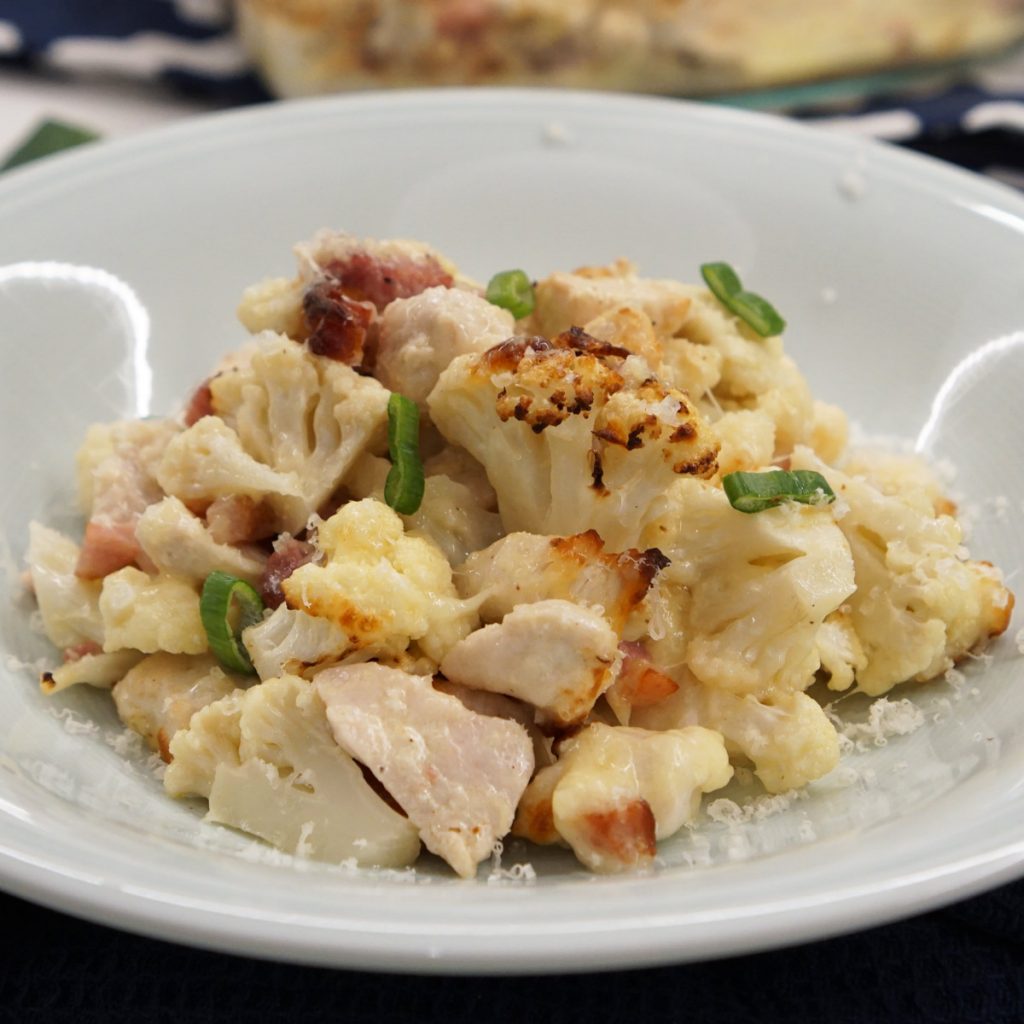 Healthy Chicken Cauliflower Casserole Delightfully Low Carb