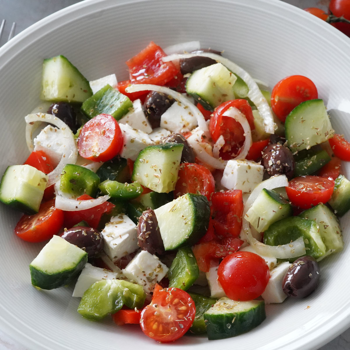 Easy Keto Greek Salad Recipe