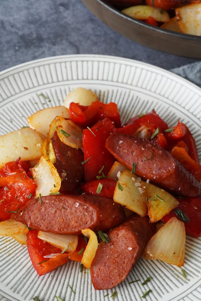 Easy Sausage and Peppers Delightfully Low Carb