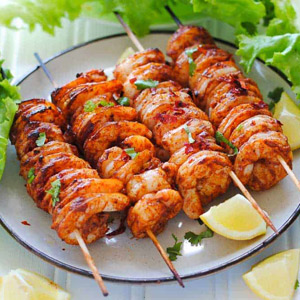 Tandoori shrimp