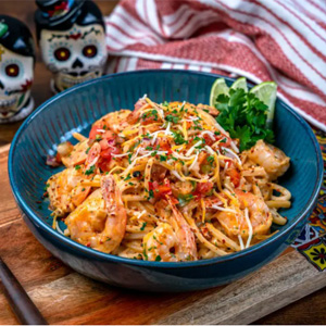 keto chipotle shrimp pasta 1
