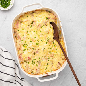keto cordon bleu casserole 1