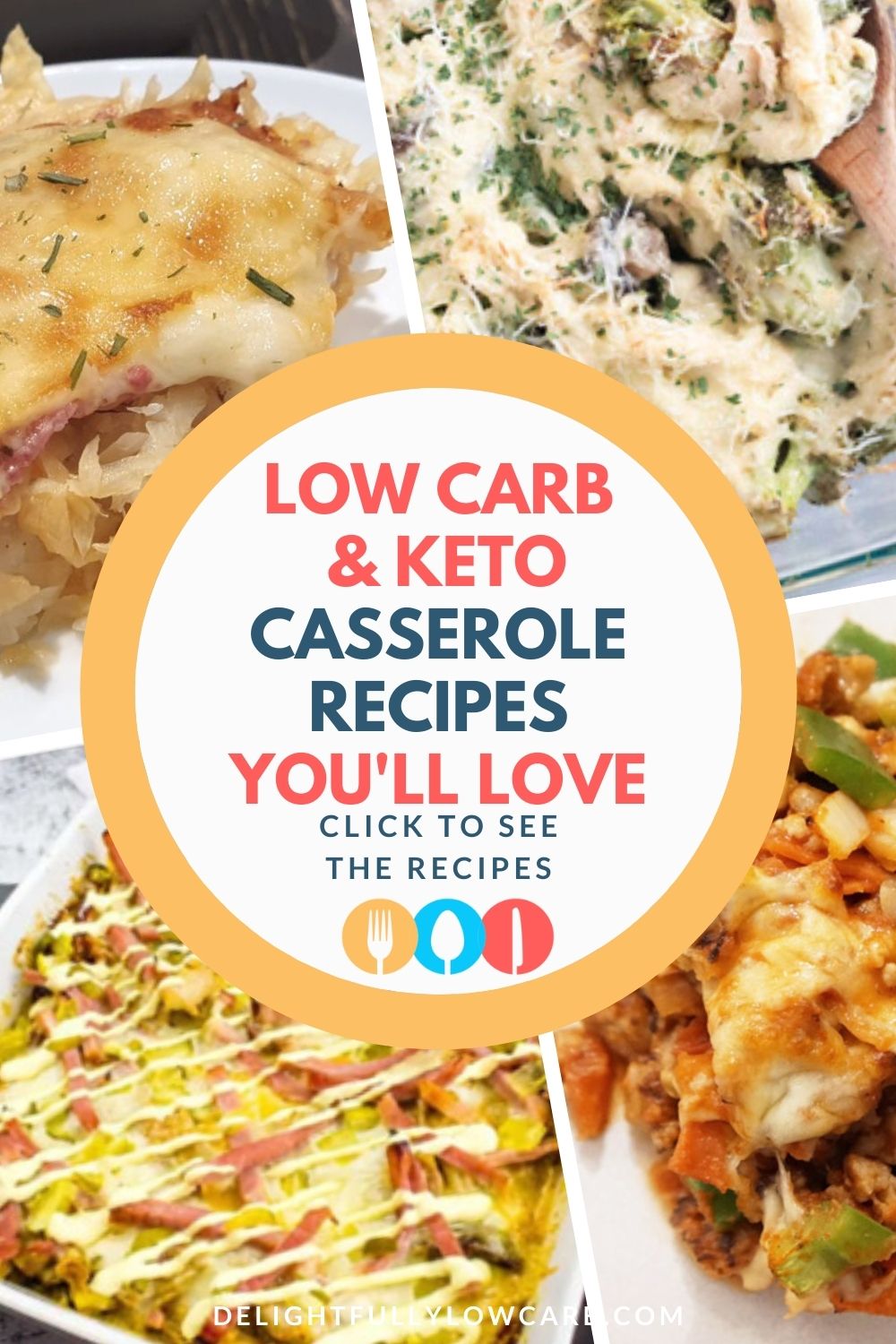 Reuben casserole, chicken alfredo casserole, Cuban casserole, pizza casserole