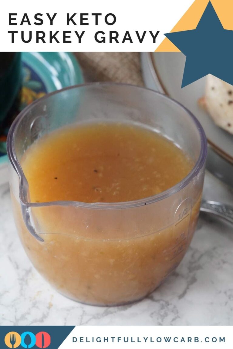 Easy Keto Turkey Gravy Delightfully Low Carb