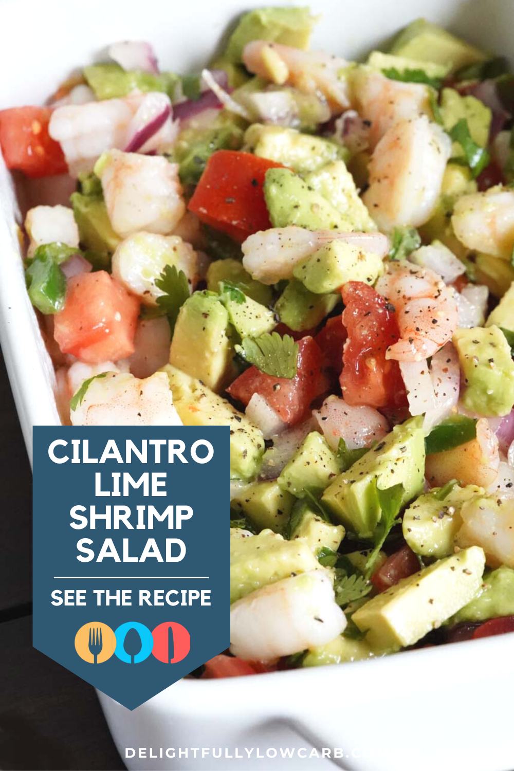 Cilantro lime shrimp salad