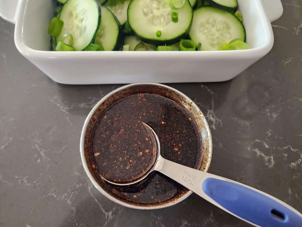 Sauce for the Korean cucumber salad