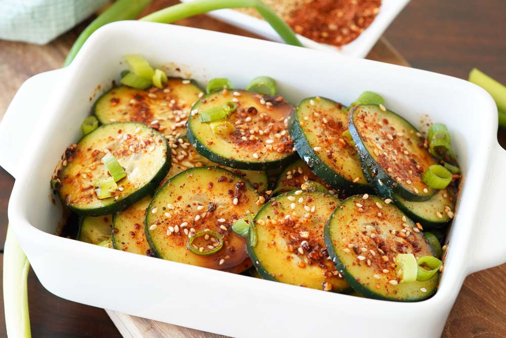 Korean-style cucumber salad