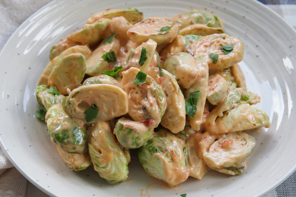 Bang bang brussels sprouts