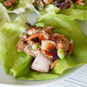 Tuna lettuce wraps