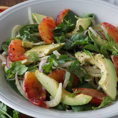 fennel avocado blood orange salad feat