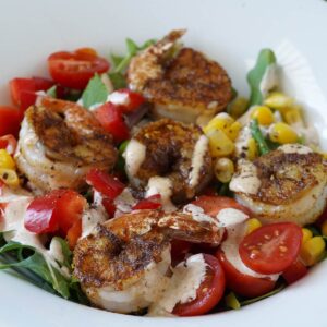 Cajun shrimp salad