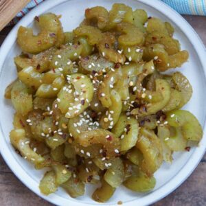 Sautéed celery