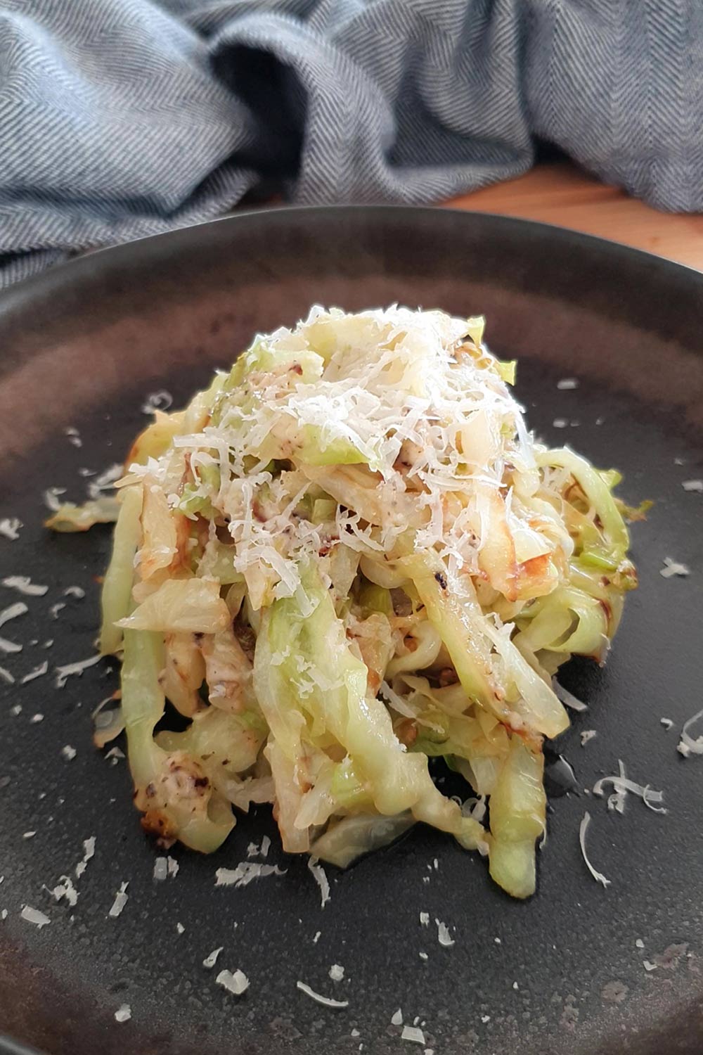 cacio e pepe sauteed cabbage